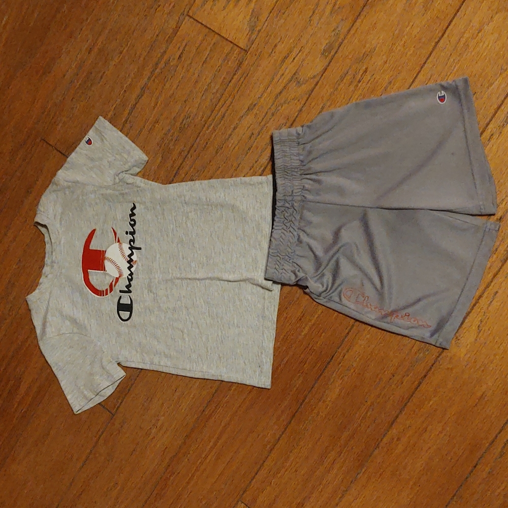 Boys Champion Size 5 Summer Baseball Outfit